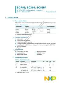 BCP56/ZLX Datasheet Page 2