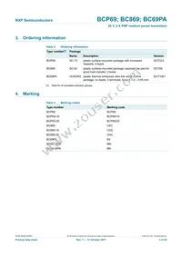 BCP69-16/DG Datasheet Page 3