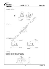 BCR 103T E6327 Datasheet Page 8