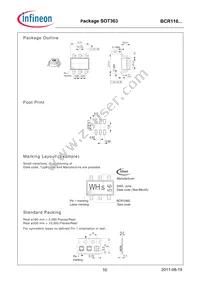 BCR 116S H6727 Datasheet Page 10