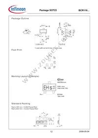 BCR 116T E6327 Datasheet Page 12