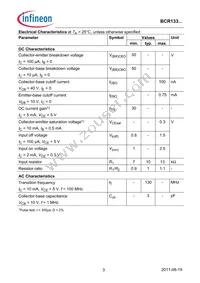 BCR 133S H6444 Datasheet Page 3