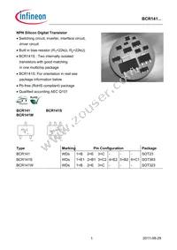 BCR 141S H6727 Cover