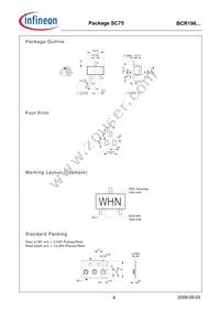 BCR 196T E6327 Datasheet Page 9