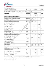 BCR 48PN H6727 Datasheet Page 2