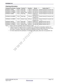 BCR08AM-14A#FD0 Datasheet Page 7