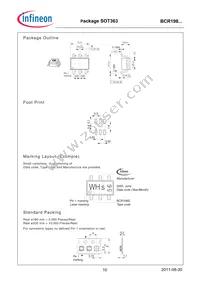 BCR198SE6327BTSA1 Datasheet Page 10