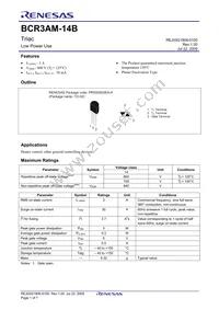 BCR3AM-14B#B00 Datasheet Page 3