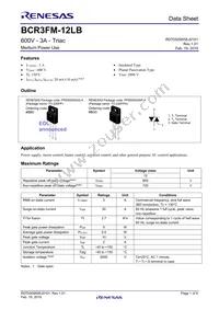 BCR3FM-12LB#BH0 Datasheet Cover