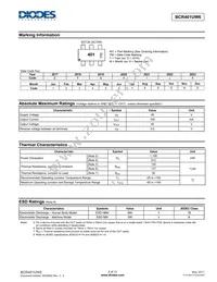 BCR401UW6-7 Datasheet Page 2