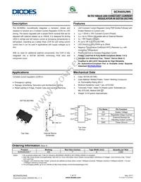 BCR405UW6-7 Datasheet Cover