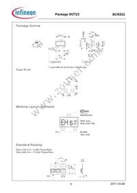 BCR533E6327HTSA1 Datasheet Page 5