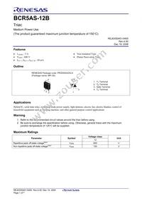 BCR5AS-12B-T13#B01 Datasheet Page 3