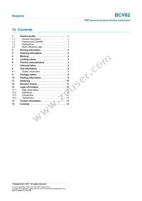 BCV62 Datasheet Page 14