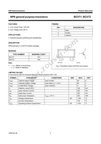BCV71 Datasheet Page 3
