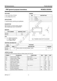 BCW30 Datasheet Page 3