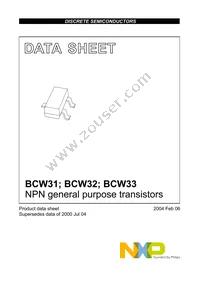 BCW33 Datasheet Page 2