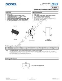 BCW68HTA Datasheet Cover