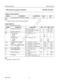 BCW70 Datasheet Page 4