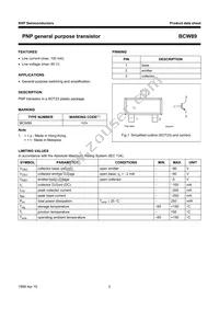 BCW89 Datasheet Page 3