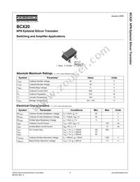 BCX20 Datasheet Cover