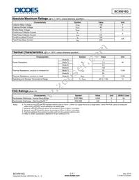 BCX5616QTA Datasheet Page 2