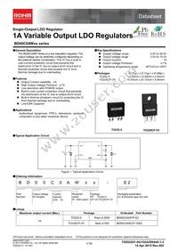 BD00C0AWCP-V5E2 Datasheet Cover