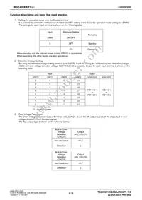 BD14000EFV-CE2 Datasheet Page 8