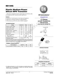 BD159 Datasheet Cover