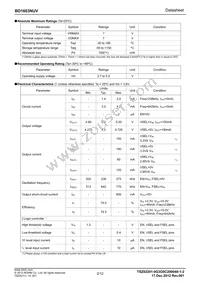 BD1603NUV-E2 Datasheet Page 2