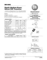 BD180 Datasheet Cover