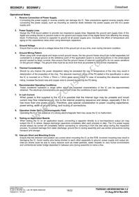 BD2062FJ-E2 Datasheet Page 18