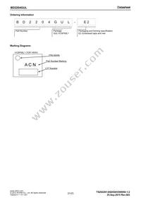 BD2204GUL-E2 Datasheet Page 21