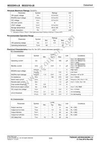BD2220G-LBTR Datasheet Page 3