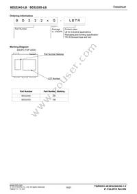 BD2225G-LBTR Datasheet Page 19