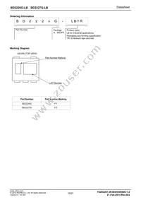 BD2226G-LBTR Datasheet Page 19