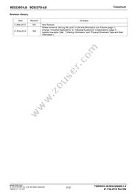 BD2226G-LBTR Datasheet Page 21