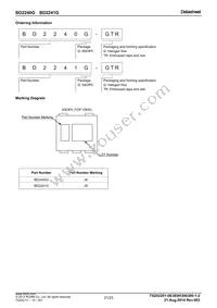 BD2240G-GTR Datasheet Page 21