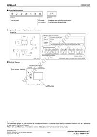 BD2248G-GTR Datasheet Page 19