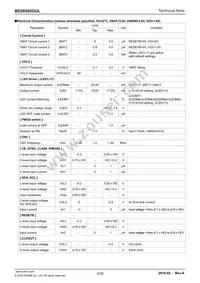 BD26502GUL-E2 Datasheet Page 2