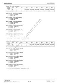 BD26503GUL-E2 Datasheet Page 21