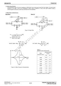 BD3491FS-E2 Datasheet Page 20