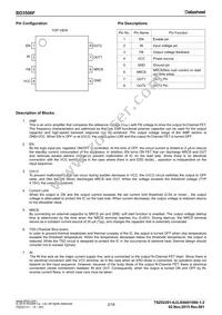 BD3506F-E2 Datasheet Page 2