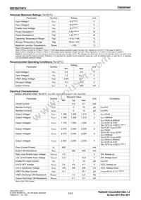 BD3507HFV-TR Datasheet Page 3