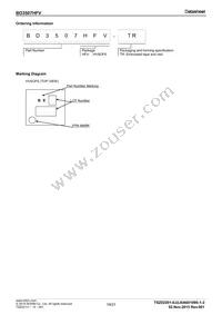 BD3507HFV-TR Datasheet Page 19