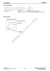 BD3512MUV-E2 Datasheet Page 21