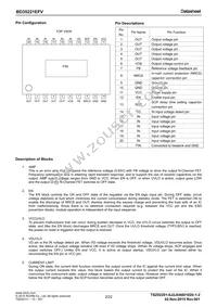 BD3522EFV-E2 Datasheet Page 2