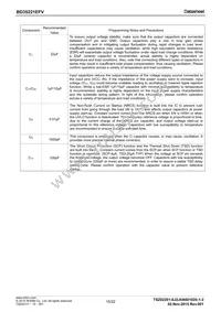 BD3522EFV-E2 Datasheet Page 15