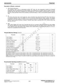 BD3523HFN-TR Datasheet Page 3