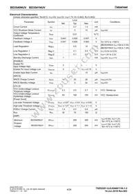 BD3540NUV-E2 Datasheet Page 4